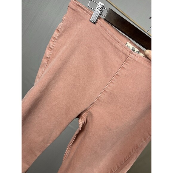 We the Free Pull On Romantic Rosy Pink Flare Jeans Boho Y2K vibe Valentine's - Picture 13 of 13